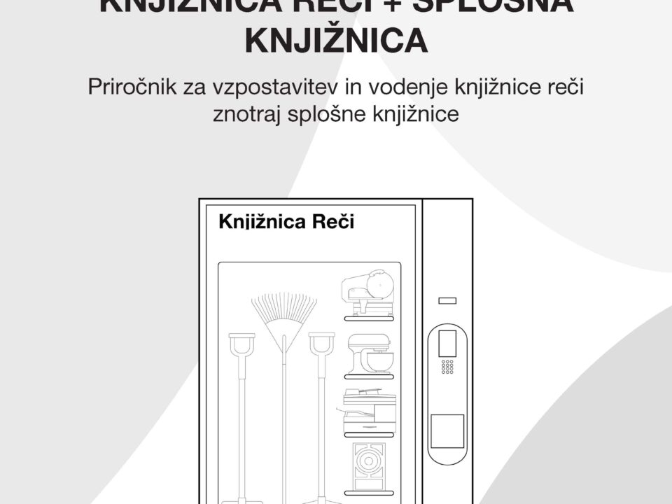 priročnik za vzpostavitev knjižnice reči znotraj splošne knjižnice